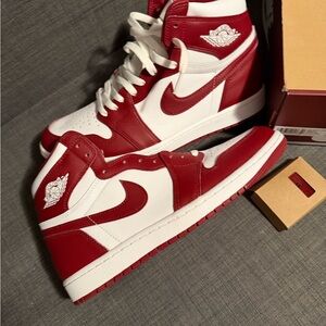 Size 10.5 - Air Jordan 1 Retro OG High Artisanal Red